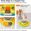 Potaroma Dog Puzzle Toy 2 Levels, Slow Feeder, Pup Food Treat Feeding Dispenser for IQ Training and Entertainment for All Breeds 4.2 Inch Height — 3
