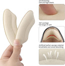 Heel Grips Liner Cushions Inserts for Loose Shoes, Heel Pads Snugs for Shoe Too Big Men Women, Filler Improved Shoe Fit and Comfort, Stop Heel Slip and Blister (4 Pairs) (Pale Apricot+Black) — 3