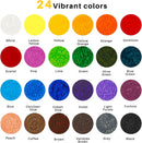 Artecho Tempera Paint Sticks, 24 Colors, Washable, Non-Toxic | 24 Vibrant Colors — 2