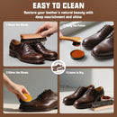 Shoe Shine Kit for Men & Women, 16Pcs Black Shoe Polish Kit for Leather Boots Care, Mens Gifts Ideas — 4