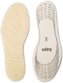 Kaps Winter Shoe Insoles for Kids, 4 Pairs of Cut to Size Sheep Wool Inserts for Kids Shoes and Boots, Warm and Soft, 4 Pair Pack — 5