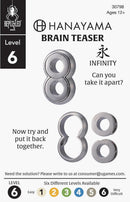 BePuzzled | Infinity Hanayama Metal Brainteaser Puzzle Mensa Rated Level 6, for Ages 12 and Up — 4
