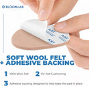 BloomLab Metatarsal Pads for Ball of Foot, 8 Pairs, 1/4" Thick, Trimmable 8