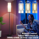 Qaubauyt Smart LED Floor Lamp with APP Control & RGB Colors - Dimmable Standing Lamp for Living Room, Bedroom,… — 6