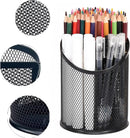 MINDEPOT 2 Pack Pencil Holder Pen Cup for Desk Round Pen Organizer — 2