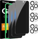 Wiaocit Tempered Glass Privacy Screen Protector for iPhone 15 Pro Max — 1