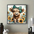Diamond Art Painting Kits for Adults, Cow 5D Diamond Painting Dots Art Kits | JK525-A — 4