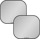 Magnelex Windshield Sun Shade - Reflective Fabric Blocks Sun and Keeps Your Vehicle Cool, Foldable Sun Shield for Car (Universal Fit) — 2