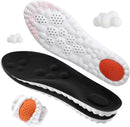 4D Cloud-Soft Comfort Soles for Women - Memory Foam Cushioning Steppers Insoles with Heel Shock Pad - Trim-to-Fit Arch Support Insoles for Foot Pain Relief and Fatigue Reduction (US W 6.5-9) - Black — 1