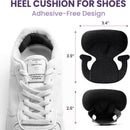 Heel Pads for Shoes Men Women - Kimihome 6 PCS Heel Grips Cushion Protectors for Womens Shoes Too Big Non Slip Tennis Sport Running Work Shoe Inserts Prevention for Blister Friction Foot Pain (Black) — 3