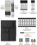 Four Candies 27PCS Metal Mechanical Pencil Set, Art Supplies with Case | 0.3mm+0.5mm+0.7mm+0.9mm+2.0mm — 4
