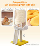 Happi N Pets Cat Tree, Cloud Cat Tower with Soft Bed, Cat Scratching Post & Pad with Larger Perch for Window Viewing, Small Cat Tree with Cute Toys, Bonus Catnip — 7