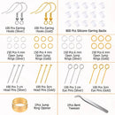 Hypoallergenic Earring Making Kit, modacraft 2000Pcs Earring Making Supplies Kit with Hypoallergenic Hooks, Earring… — 3