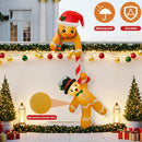 AerWo 7FT Christmas Inflatables, Gingerbread Inflatable Christmas Outdoor — 7