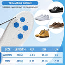 6 Pairs 4D Cloud Insoles for Men - Steppers Anti Fatigue with Arch Support, Heel/Forefoot Shock Pads | Trim-to-Fit, Sports Comfort, Foot Pain Relief, Breathable (US M 7.5-10.5) — 4