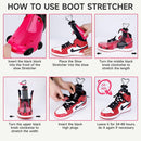 Shoe Stretcher Men, Women Leather Boot Stretcher for Wide Feets, Shoe Tree Adjustable Boot Widener Stretcher | pink | 2 Pack — 5