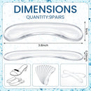 Ramede 9 Pairs Heel Cushion Pads Shoe Strap Cushion Pads,Transparent — 2