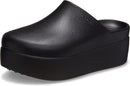 Crocs Women's Dylan Platform Clog – Black — 1
