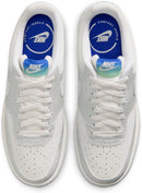 Nike Women's Court Vision Low Shoes - Summit White/Off White-hyper Royal — 3