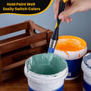 Trim Paint Brush, 0.7 Inch, 3 Pack, Small Round Paint Brushes | 0.7 Inch Round, 3 Pack — 4