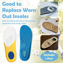 Skyfoot Kids Insoles for Child’s Worn Down Sneaker Shoe Inserts Replacement - Blue - 1 Pair — 2