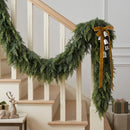 6FT 1Pcs Christmas Cedar Garland with Lights Realistic Faux Pine Garlands — 6