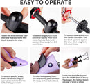 Shoe Stretcher, Plastic Pair of 4-way Adjustable Shoe Expander Shoe Tree Widener for Wide Feet Bunions | purple — 4