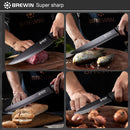 Knife Set, Brewin Kitchen Knife Set, Knives Set for Kitchen, Universal Knife Block, Utility Knife Block Set, New… — 6