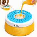 KILIN Slow Feeder Dog Licking Bowl with Rolling Ball,4 Non-Slip Pads,8fl oz — 1