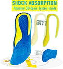 2 Pairs Goofort 3D-Xpain Anti-Fatigue Gel Insoles for Pain Relief & Plantar Fasciitis – Comfort Wellington Shoe Inserts for Men & Women Ideal for Working Boots Standing, Walking Inner Sole - 3d-xpain Classic — 2