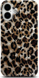 J.west Compatible with iPhone 16 Case,Luxury Sparkle Translucent Clear Vintage Leopard Print Soft Silicone Cover for Girls Women Protective Phone Case for iPhone 16 6.1 inch Cheetah — 1