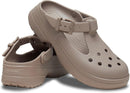 Crocs Women's Classic Mary Jane Clogs – Taupe — 2