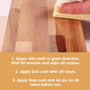 Furniture Clinic Boiled Linseed Oil, for Wood Stone & Metal | 17 fl oz — 4