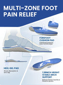 Welnove Arch Support Inserts with Metatarsal Pads, Metatarsal Insoles for Metatarsalgia, Mortons Neuroma Relief,Ball of Foot Pain, Plantar Fasciitis Insoles for Women&Men for Standing All Day-L 3