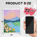 ESRICH Small Canvases for Painting, 5x7 Canvas for Painting 72 Pack, Mini Canvas Primed Acid-Free Blank Painting Canvas Panels for Oil, Watercolor, Acrylic Paint. | 5x7in — 2