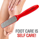 Probelle Double Sided Multidirectional Nickel Foot File Callus Remover - Immediately Reduces calluses and Corns to Powder for Instant Results, Safe Tool (Red) — 7