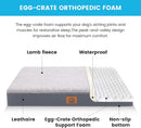 Sunheir Washable Orthopedic Large Dog Bed with Removable Cover, Pet Bed Mat — 2