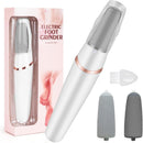 Electric Foot File and Callus Remover,Professional Pedicure Tools for Dry, Calluses, Dead, Cracked, Hard Skin,Equipped with 2 Grinding Heads and 1 Cleaning Brush — 1