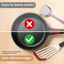 2Pack Silicone Fish Spatulas for Nonstick Cookware,Fish Turner Spatula Stainless Steel with Heat Resistant Silicone… — 6