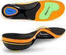 Work Boot Insoles for Standing All Day, High Arch Support Orthotic Shoe Inserts Relief Plantar Fasciitis, Flat Feet, Achilles Tendonitis - Women Men Memory Foam Cloud Step Gel Insoles -M(Men's 8-9) — 1