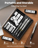 Metal Mechanical Pencil Set with Case, 3-Pack 0.7mm Medium Point | 3 Count (Pack of 1) — 4