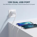 USB A Wall Charger,Dual Port Cube Power Adapter Charger Plug Block Charger photo 2