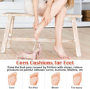 84 Pcs Callus Cushions for Bottom of Feet Self Adhesive Donut Corn Remover Pads Corn Patches for Foot Toes Blister Bunion Wart Pain Relief Prevention Pads,Skin Color — 4