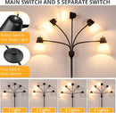 LED Floor Lamp, Medusa Adjustable Multi Head Modern Tall Standing Light — 4