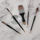 New York Central Oasis Synthetic Brush - Mottler 35mm - Handmade in Germany, Professional Watercolor Brushes with Ergonomic Handle, Soft, Absorbent Bristles for Artists — 6