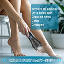 Electric Foot File Callus Remover for Feet - 6pcs Larger Grinding Head&3Speed, Pedicure Kit Foot Scrubber Deadskin Callus Remover, Foot Care Kit Pedicure Tools for Dead Skin Callus Hardskin Dry Cracks — 6
