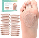Felt Metatarsal Pads for Foot Pain Relief - Soft Ball of Foot Pads & Supports for Morton's Neuroma, Plantar Fasciitis, All-Day Standing (12 Pairs) 1