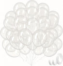 Clear Balloons 12 inch, Transparent Latex 50pcs Party Balloons — 1