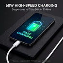 TZBAY 4-Pack (6ft 6ft 10ft 10ft) 60W USB C to USB C Fast Charging Cable 7