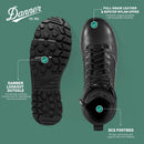 Danner mens Lookout Side-zip 8" BlackMilitary & Tactical Boot — 4